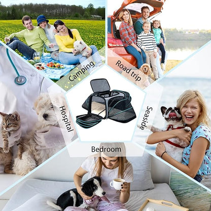 Cat/Dog Airline Approved Expandable Pet Carrier - Image 7