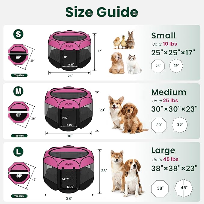 Love's cabin Pet Puppy Dog Playpen, Large Dog Tent Crates Cage Indoor/Outdoor - Image 2