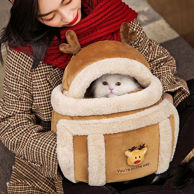 Pet Carrier Backpack Warm Travel Bag - Image 4