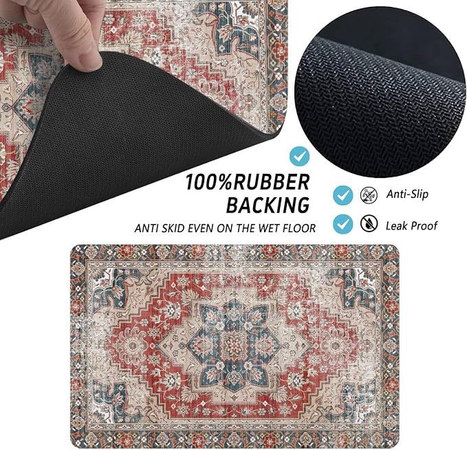 2 Pack Dog Food Mats for Floors, Absorbent and Quick-Drying Pet Cat Food Mat - Image 7