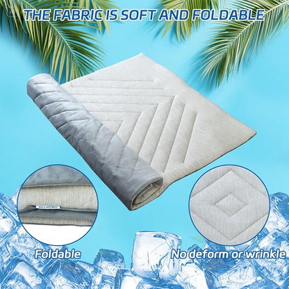 Dog Cooling Mat Self Coolings Foldable Cooling Pad - Image 5