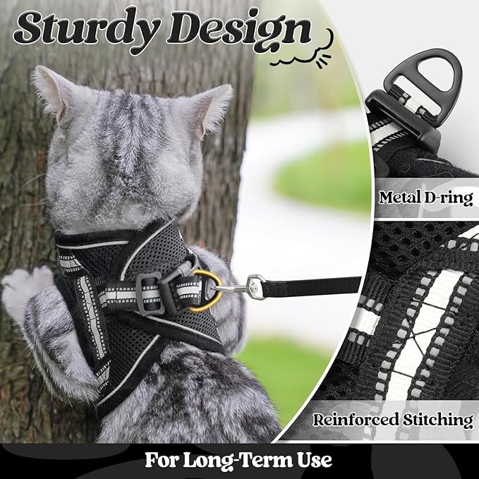 rabbitgoo Cat Harness and Leash Set - Image 5