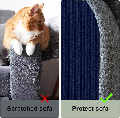 Cat Scratch Couch Furniture Protector, Adhesive Cat Scratch Pad Deterrent - Image 3