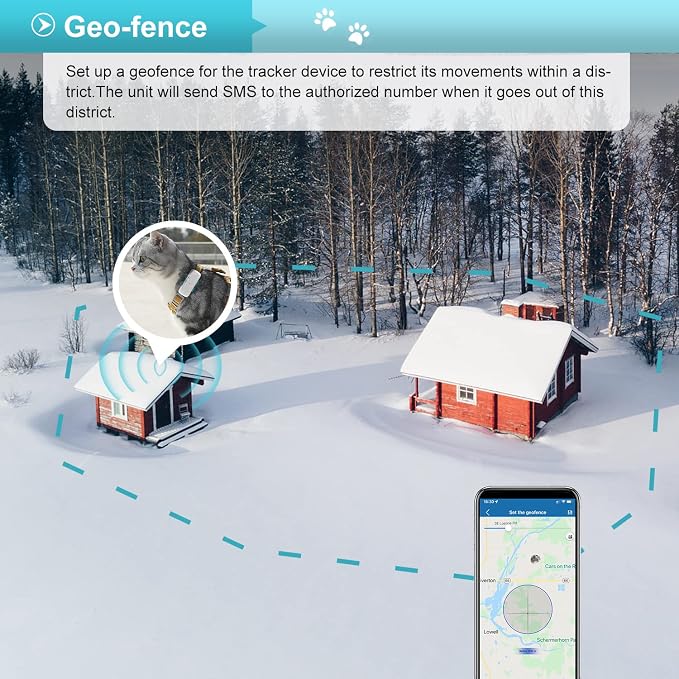 Zeerkeer 4G Pet GPS Tracker Waterproof Real-time Mini Pet Cat Dog GPS Tracker - Image 3