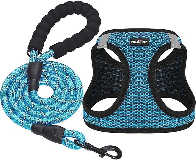 Dog Harness Step-in Breathable Puppy Cat Dog Vest Harnesses by matilor