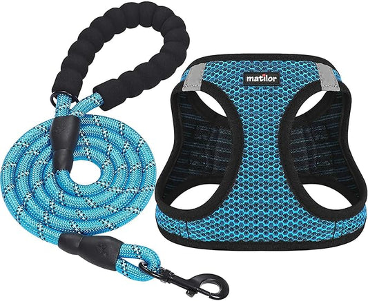 Dog Harness Step-in Breathable Puppy Cat Dog Vest Harnesses by matilor