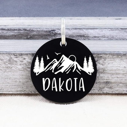 Ultra Joys Stainless Steel Pet ID Tag Dog Name Tags Personalized Front and Back - Image 2