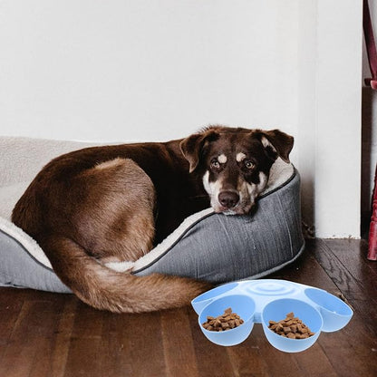 Puppy Litter Bowl Cat Bowls Dog Food Water Bowls Flower Shaped 6 Bowls Pet - Image 5