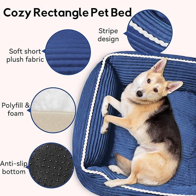 Orthopedic Dog Bed for Medium Dogs, Dog Sofa Beds Supportive Foam Pet Couch Bed - Image 5