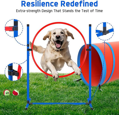 Dog Agility Equipment, Dog Agility Course Backyard Set Obstacle Course Backyard - Image 2