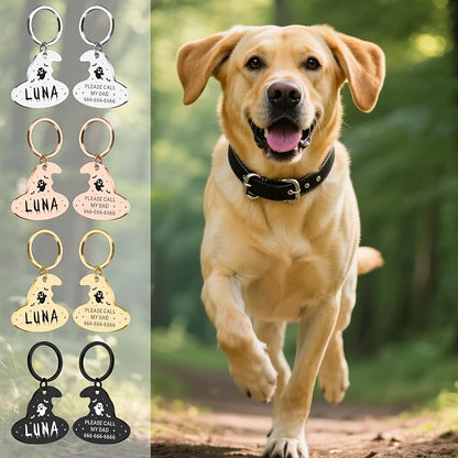 Custom Magic Hat Pet ID Tag for Dogs Cats, Personalized Engraved Name & Phone - Image 6