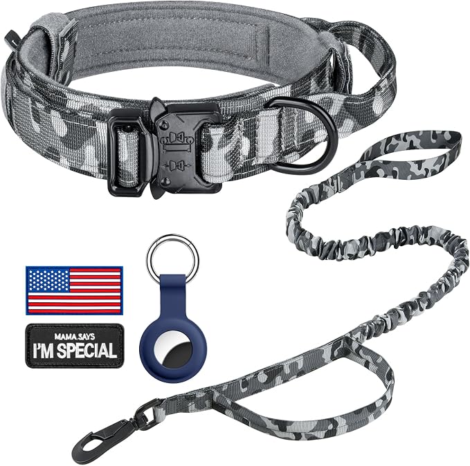DAGANXI Tactical Dog Collar, Adjustable Military Training Nylon Dog Collar by DAGANXI