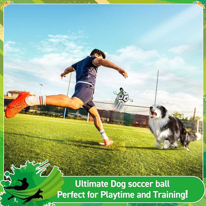 QDAN Dog Toys Balls with Bell Inside, Squeaky Dog Balls - Image 2