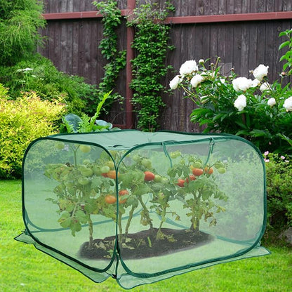2 Pcs Pop Up Mesh Plant Cover, Garden Net Cage Guard Cover - Image 7