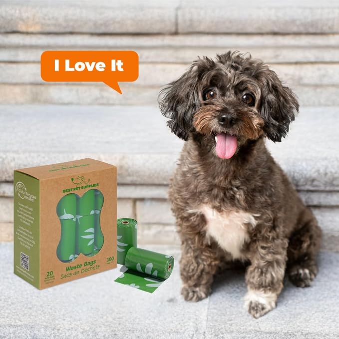 Best Pet Supplies Poop Bags for Dogs, 50% Post-Consumer Recycled Content dog - Image 8