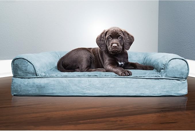 Furhaven Orthopedic Dog Bed for Medium/Small Dogs w/ Removable Bolsters & - Image 5