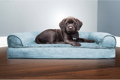 Furhaven Orthopedic Dog Bed for Medium/Small Dogs w/ Removable Bolsters & - Image 5