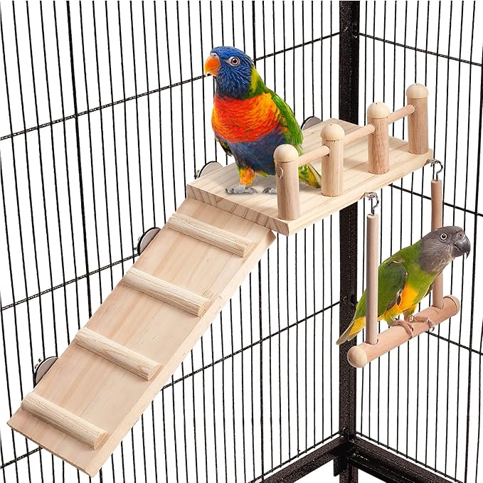 Bird Perches Platform Swing by FrgKbTm