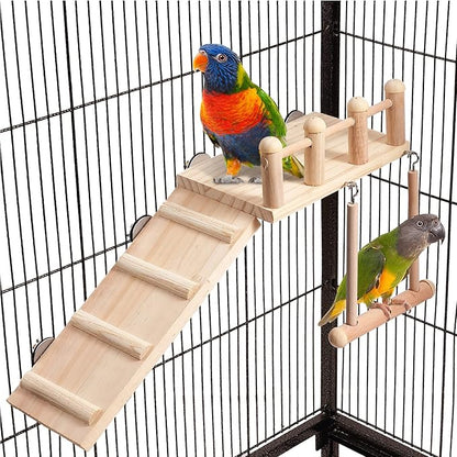 Bird Perches Platform Swing by FrgKbTm