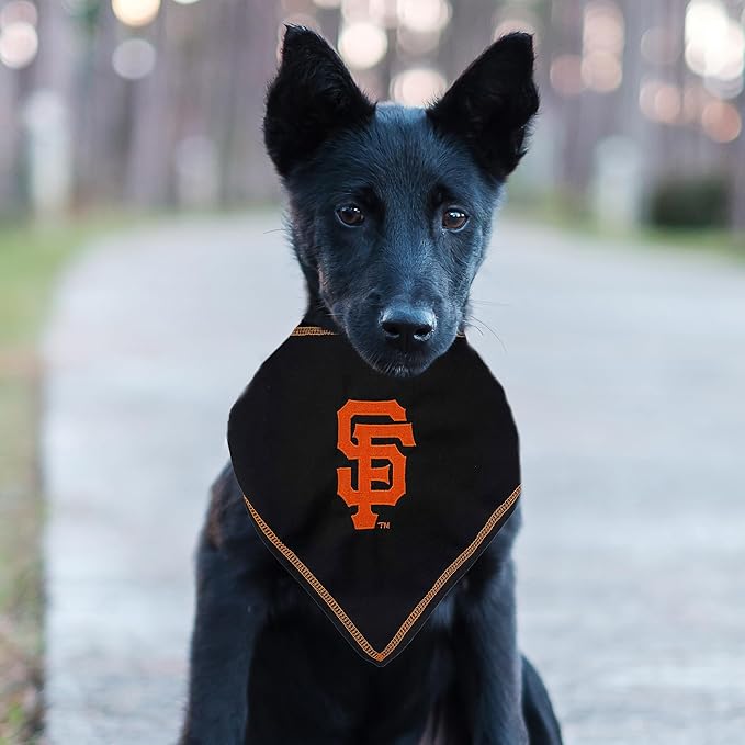 Pets First MLB SAN Francisco Giants TIE Bandana, Small/Medium. Dog Bandana - Image 3