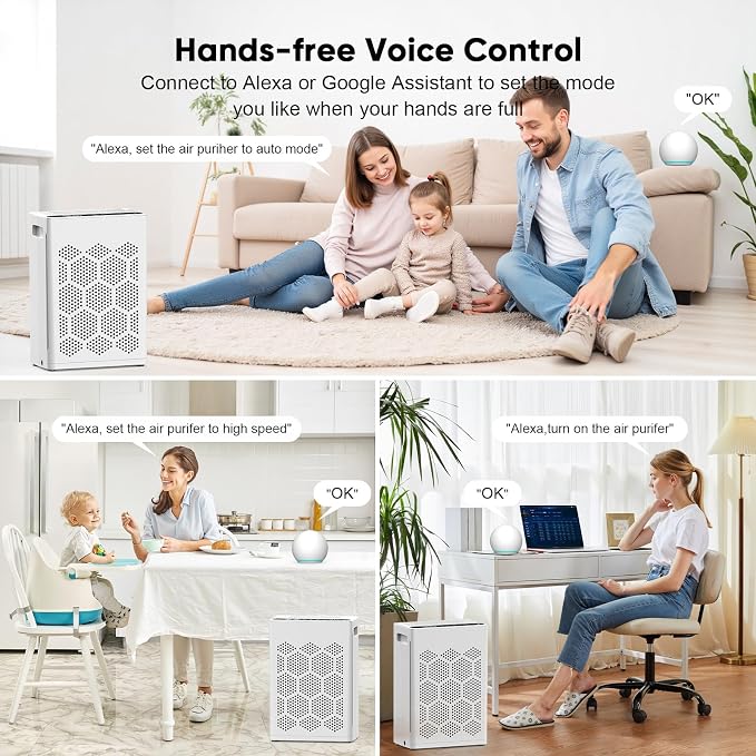 DAYETTE Air Purifiers for Home Large Room Up to 2400 Ft² - Image 8