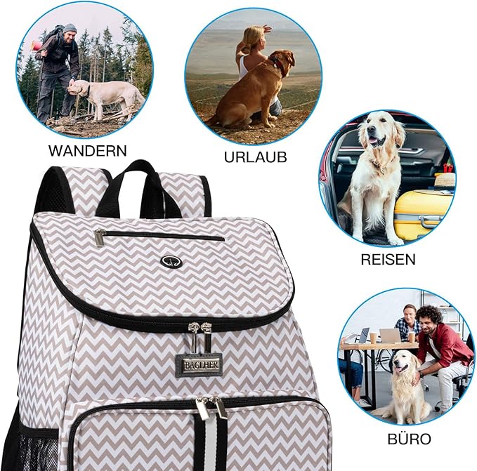 BAGLHER丨Dog Travel Bag, Airline Approved Pet Supplies Backpack, Dog Travel - Image 6