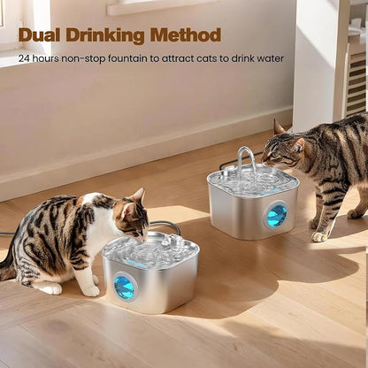 Cat Water Fountain Stainless Steel: Pet Fountains - Image 6