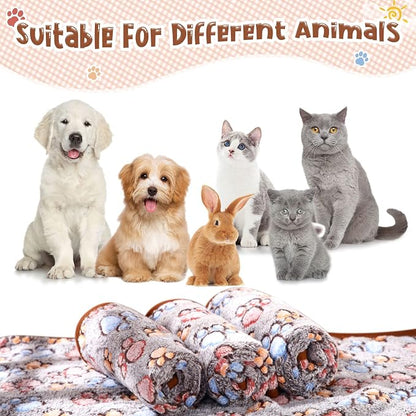 Tatuo 4 Pcs Dog Blanket for Pet Cat Blankets Indoor Puppy Teething Stuff Toys - Image 6