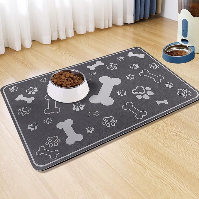 Pet Feeding Mat, Rapid Absorbent Mats by VoanosHome