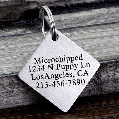 Ultra Joys Dog ID Tag, Custom Dog Tag Personalized Cat Tag, Pet ID Tag - Image 4
