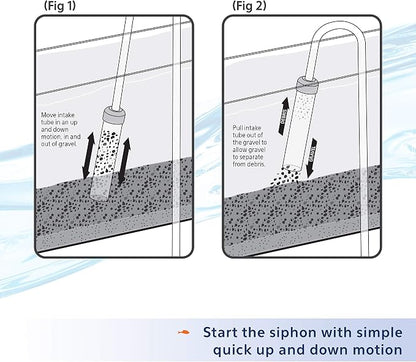 Aqueon Aquarium Siphon Vacuum Gravel Cleaner Medium - Image 5