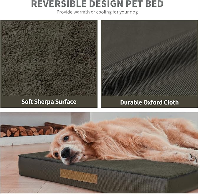 Flat Extra Large Dog Bed, Jumbo Waterproof Dog Bed - Image 5