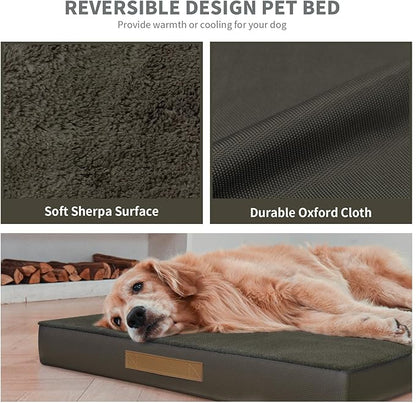 Flat Extra Large Dog Bed, Jumbo Waterproof Dog Bed - Image 5