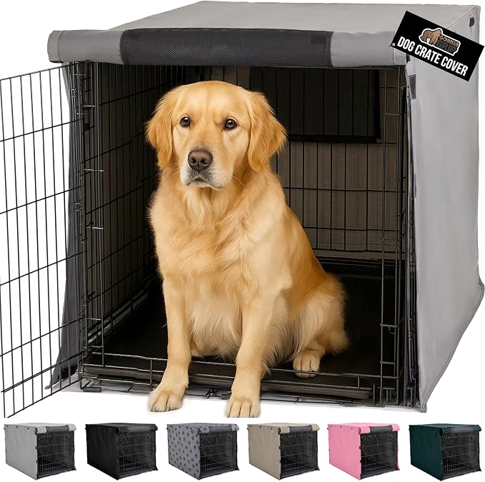 GORILLA GRIP Dog Crate Covers Compatible by GorillaGrip