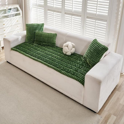 Sofa Cover Fuzzy Couch Cover for Pet, Couch Covers for Dogs Washable Non-Slip - Image 2