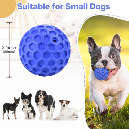 Tough Squeaky Dog Balls Puppy Toys, Interactive Dog Toys - Image 2