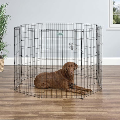 MidWest Homes for Pets Folding Metal Dog Exercise Pen, Indoor/Outdoor Playpen - Image 3