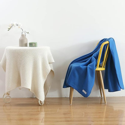 Fleece Throw Blanket Bulk Fleece Blankets Solid Lightweight Warm Soft Cozy - Image 4