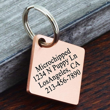 Ultra Joys Dog ID Tag, Custom Dog Tag Personalized Cat Tag, Pet ID Tag - Image 4
