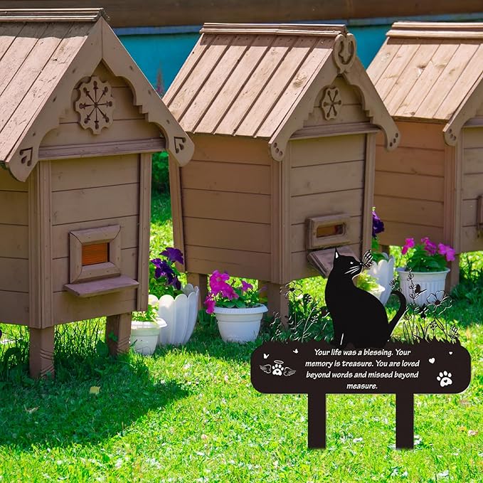 Pet Cat Memorial Grave Markers - Image 5