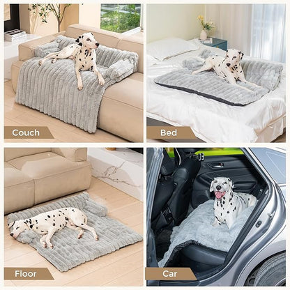 Avont Dog Bed Mat for Couch, Warm Fluffy Calming Sofa Topper Furniture - Image 4