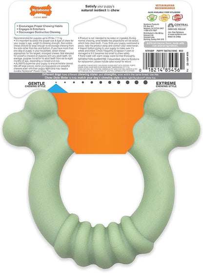 Nylabone Sensory Material Soothing Puppy Chew Toy Ring, Toys - Image 13