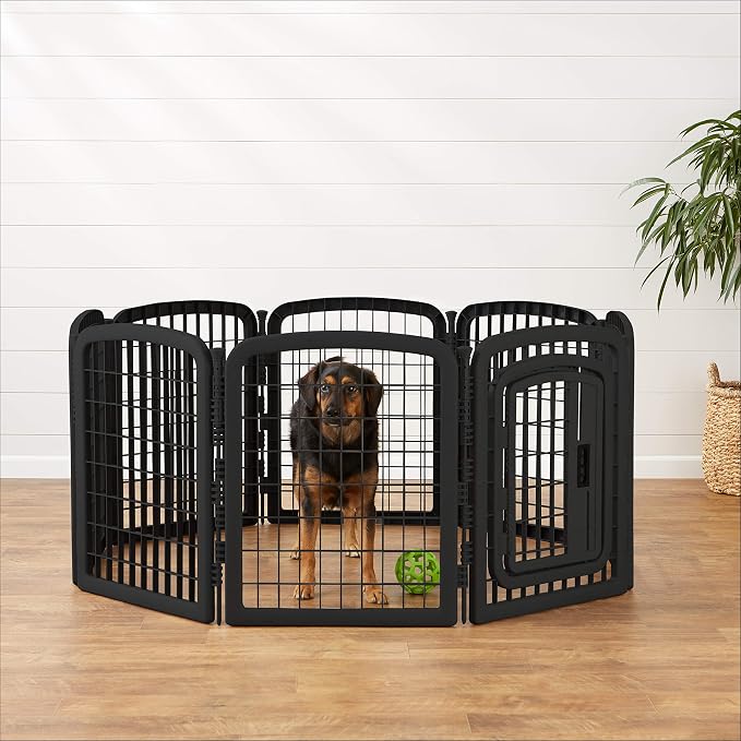 Amazon Basics 8-Panel Octagonal Plastic Pet Pen Fence Enclosure - Image 8