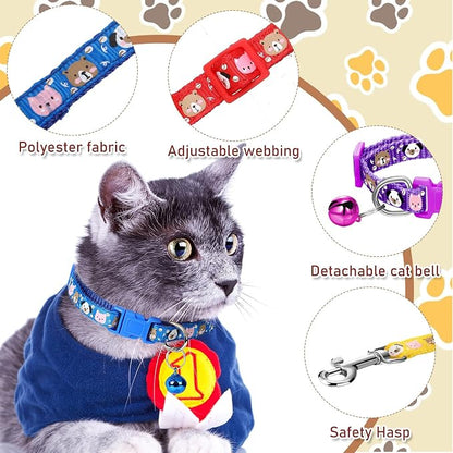Amylove 48 Pcs Dog Collar and Leash Set, Polypropylene Adjustable Puppy Collars - Image 4