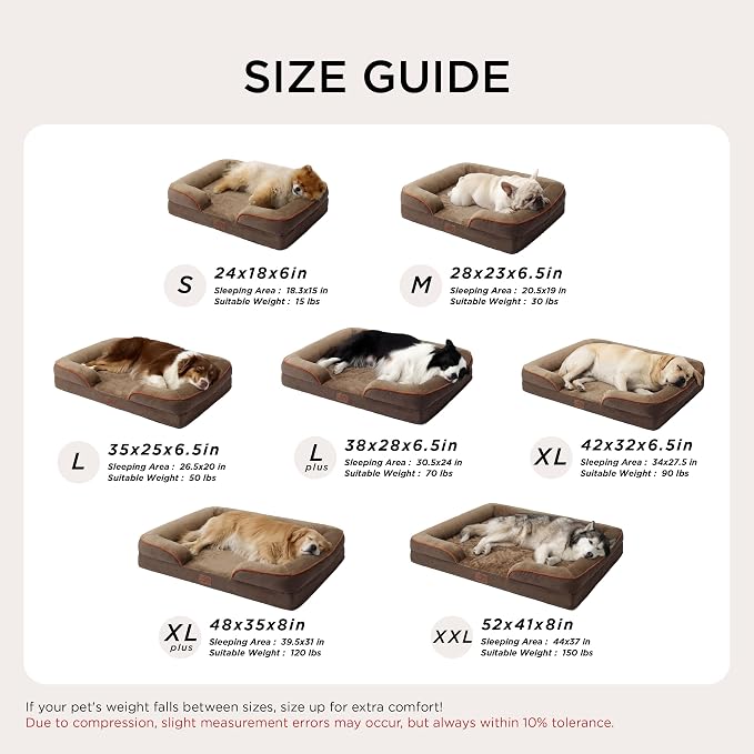 Bedsure Orthopedic Dog Bed Medium Size Dogs - Image 7