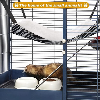 Jetec 2 Pack Cat Hammock for Cage, Catio Accessories Reversible Soft Cats Bed - Image 5