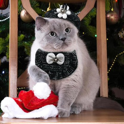 HOWWFALY 2PCS Cat Beret Hat - Image 3