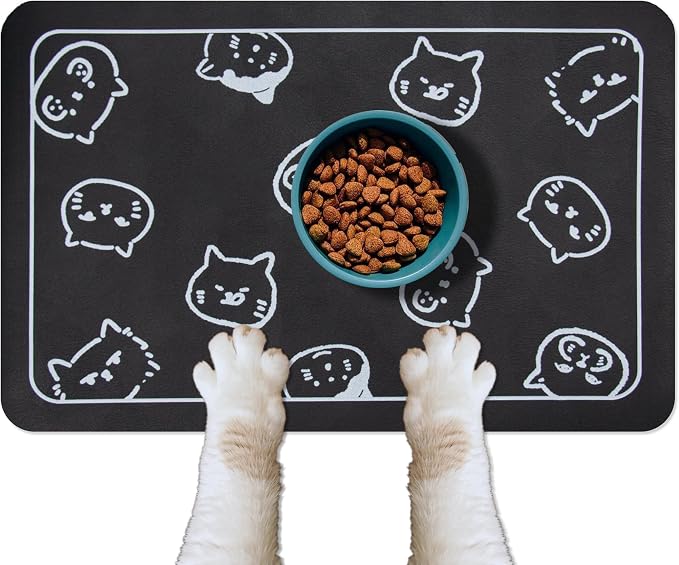YCT Cat Food and Water Mat for Pets by YCT