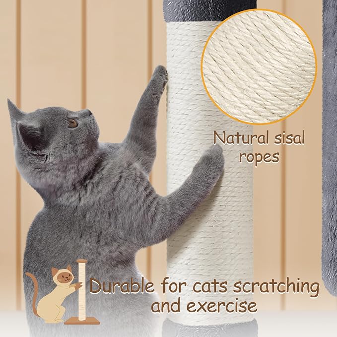 Yaheetech 33.5in Cat Tree Tower - Image 8