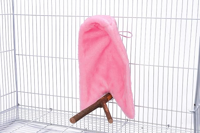 Comfort Corner Fleece Bird Blanket Parrot Cage Snuggle Hut Warm Bird Nest House - Image 7